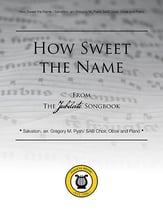 How Sweet the Name Three-Part Mixed choral sheet music cover